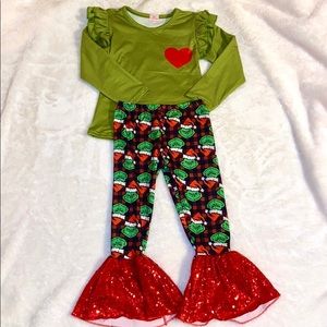 Grinch Boutique Outfit 4t